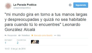 Tweet Parada Poética